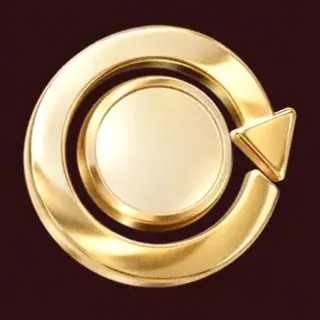 Gold circular arrow — WSM Casino
